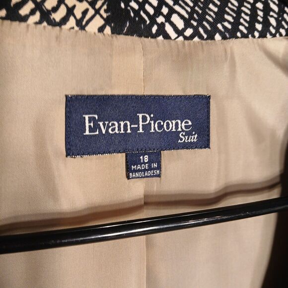EVAN PICONE BLAZER FOR WOMEN BUSINESS SUIT, NO SKIRT/ BLAZER ONLY!  SIZE 18 - Picture 5 of 14